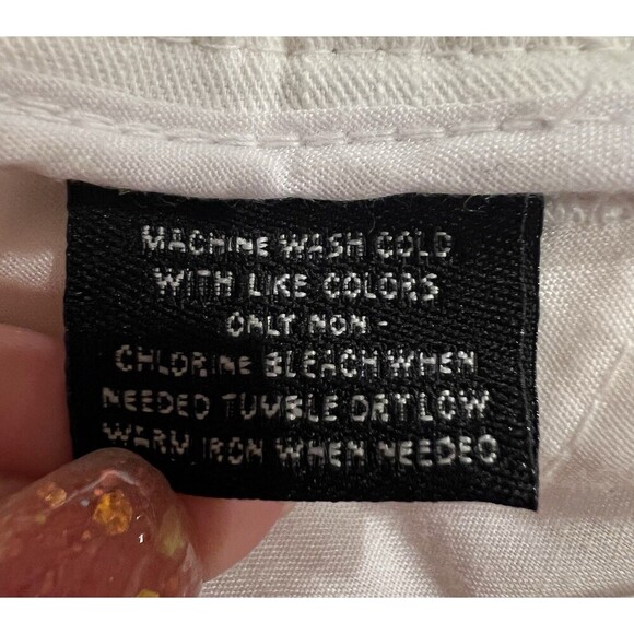 Style & Co. Women's Pant White Straight Ankle Crop Cotton Blend Size 10 - Picture 6 of 6